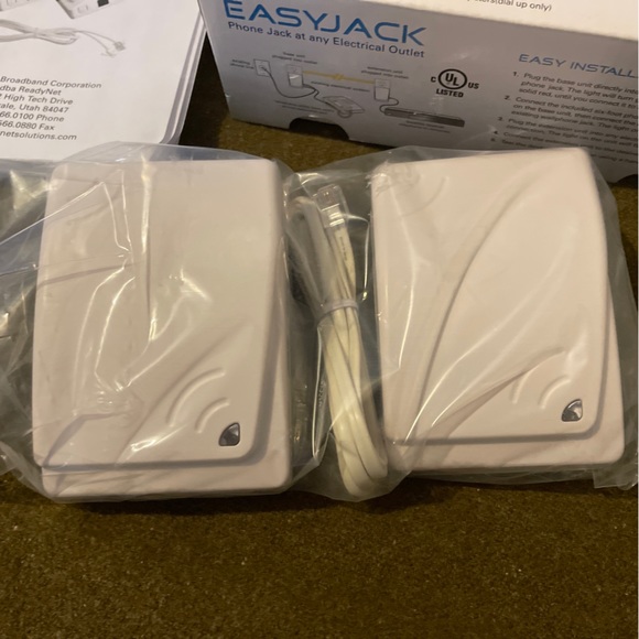 EASYJACK ReadyNet Phone Jack for Electrical Outlets NEW NOS 150171 - Picture 3 of 9